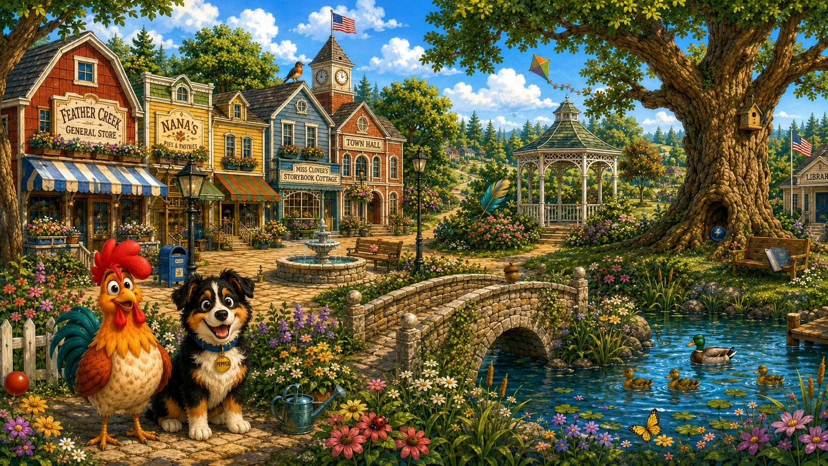 Feather Creek town and park